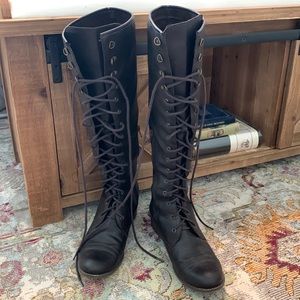 Rocket Dog 8M Tall Chocolate Brown Leather Boot